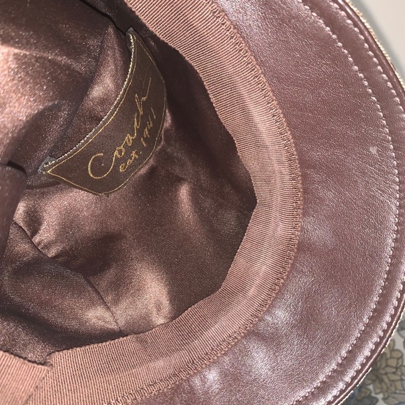 Coach Vintage Rare Signature Canvas Jockey Hat S - Picture 8 of 9